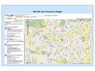 Kite Hill, San Francisco, Google 