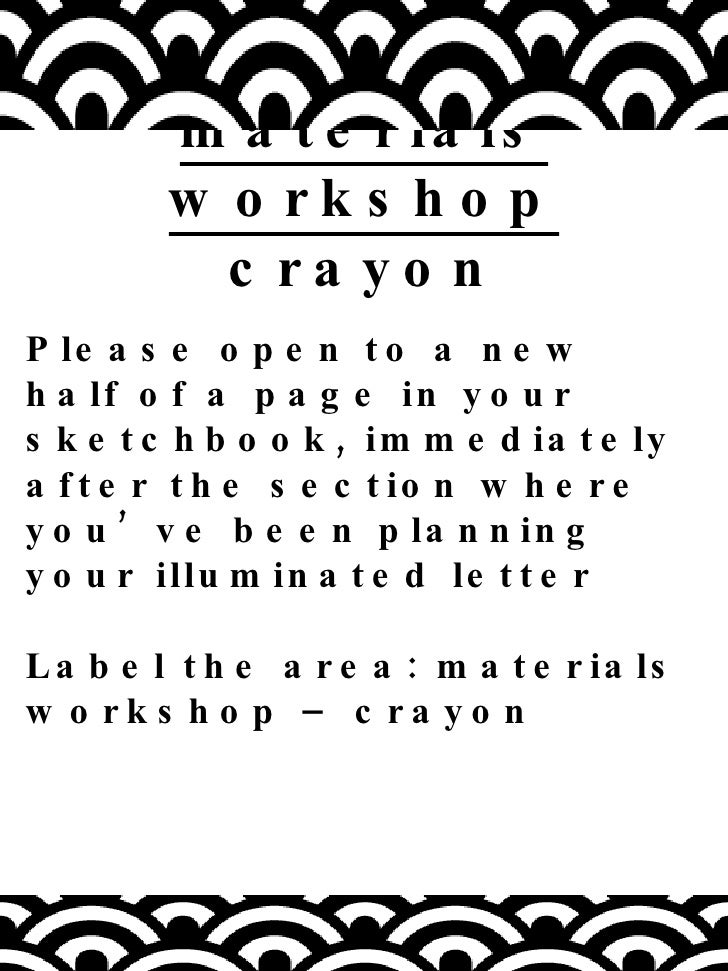Illuminated Letter Process Web Version