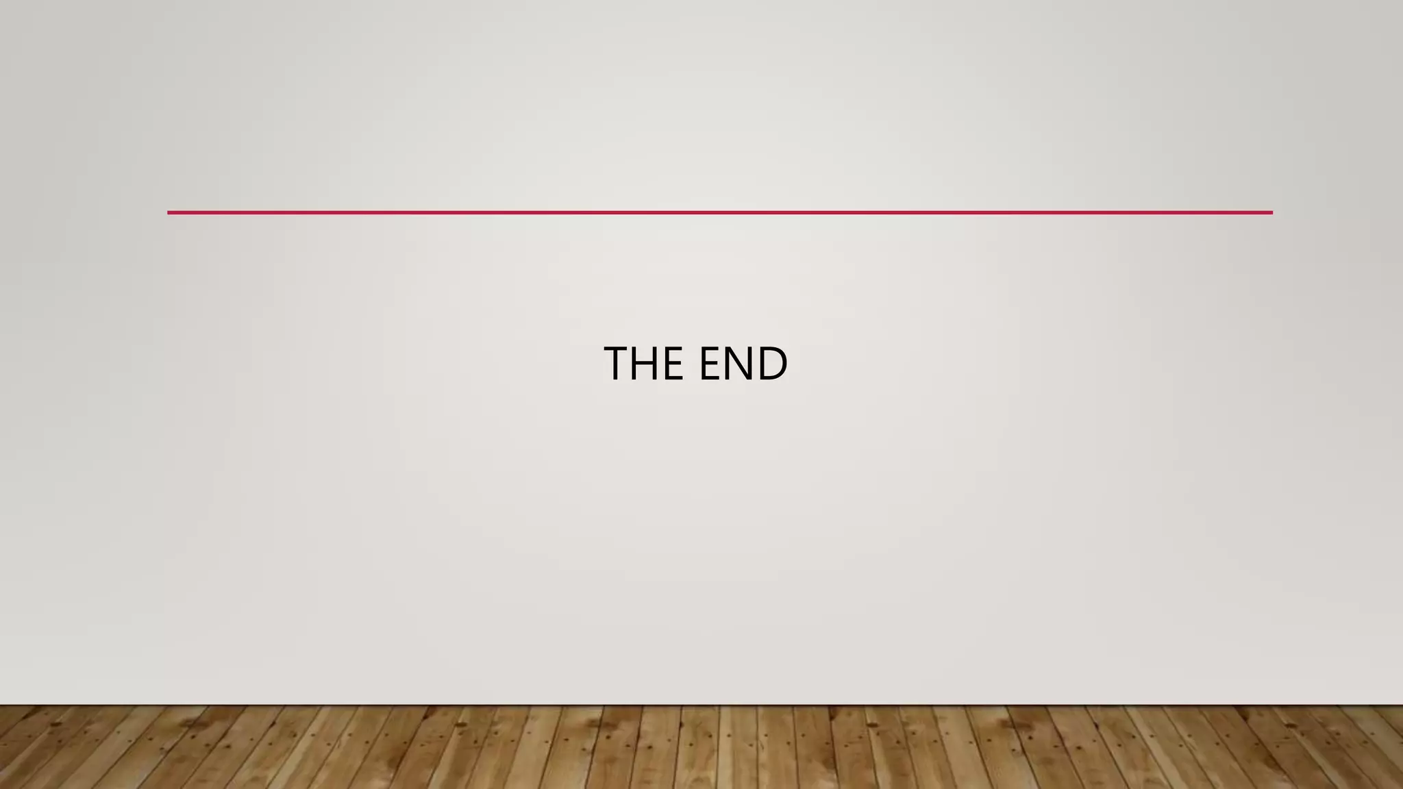 THE END
 