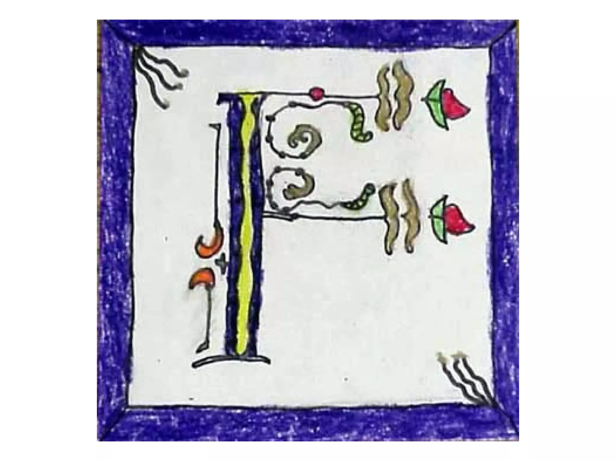 Illuminating letters powerpoint 