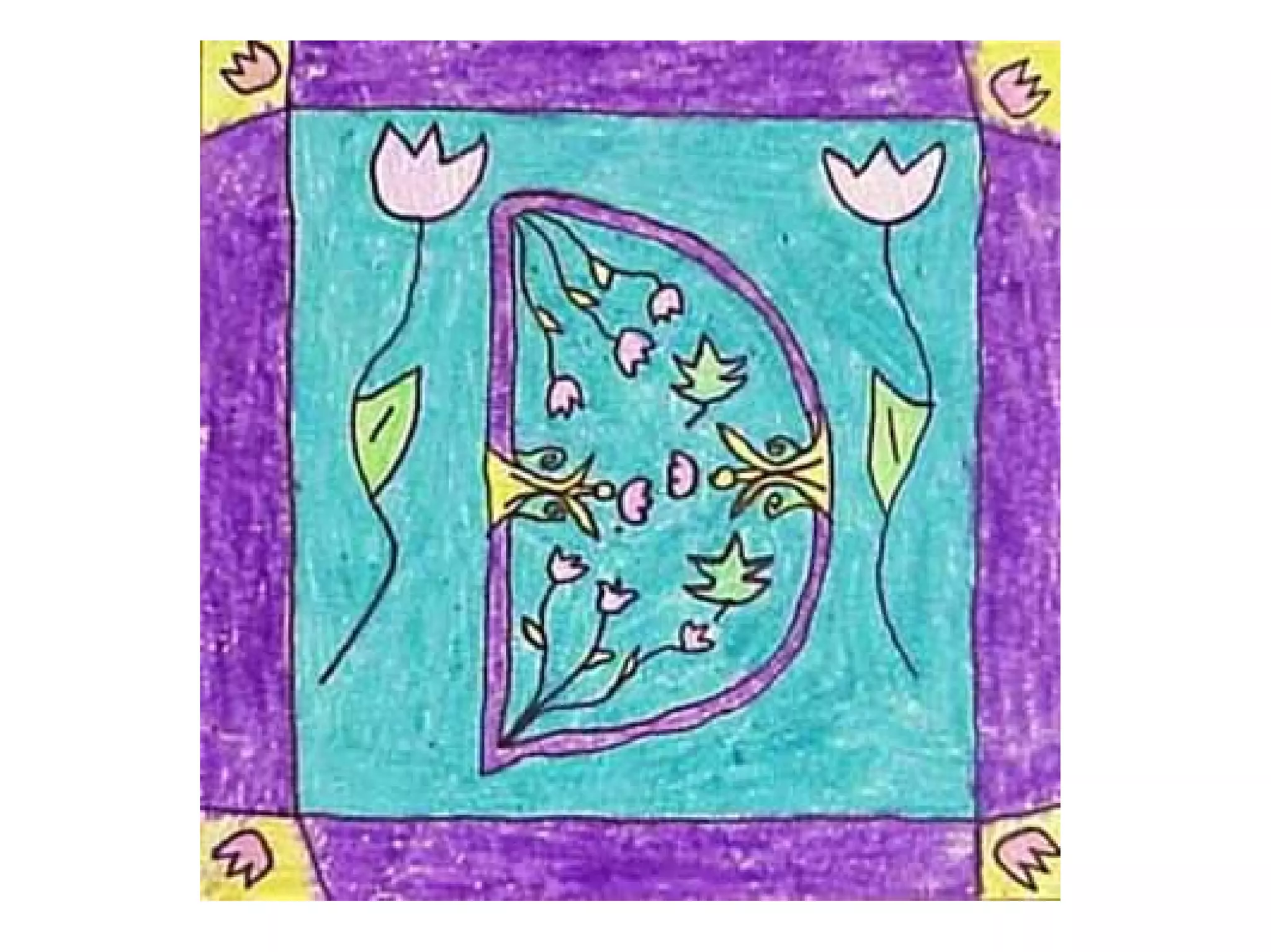 Illuminating letters powerpoint 