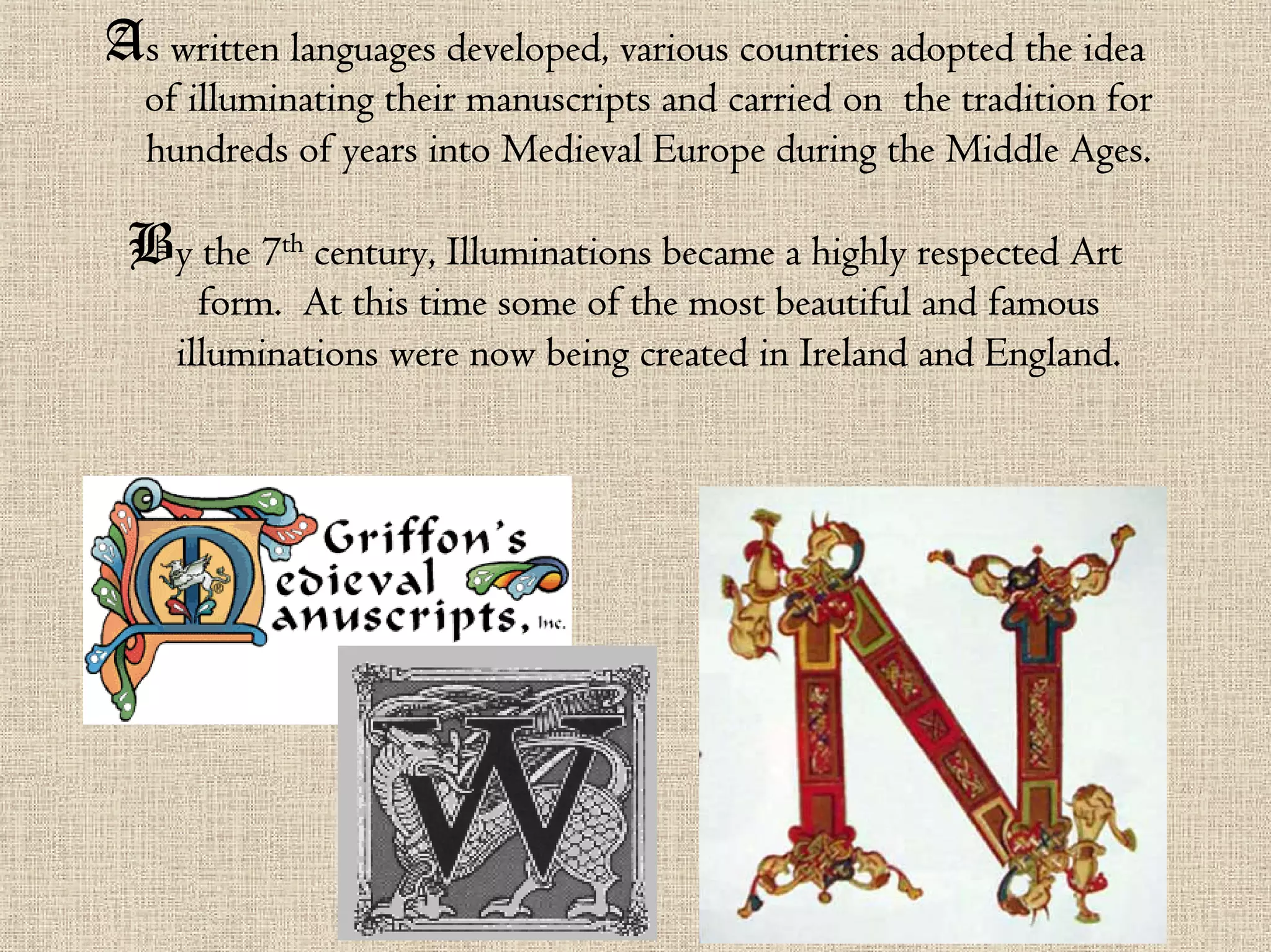 ,6$'#*.."+$21+)01)"6$%"G"2&3"%E$G1#*&06$9&0+.#*"6$1%&3."%$.!"$*%"1$
&=$*2207*+1.*+)$.!"*#$71+069#*3.6$1+%$91##*"%$&+$$.!"$.#1%*.*&+$=&#$
!0+%#"%6$&=$/"1#6$*+.&$@"%*"G12$?0#&3"$%0#*+)$.!"$@*%%2"$P)"6F
./$.!"$Q.! 9"+.0#/E$:2207*+1.*&+6$("917"$1$!*)!2/$#"63"9."%$P#.$
=&#7F$$P.$.!*6$.*7"$6&7"$&=$.!"$7&6.$("10.*=02$1+%$=17&06$
*2207*+1.*&+6$'"#"$+&'$("*+)$9#"1."%$*+$:#"21+%$1+%$?+)21+%F$$$
 