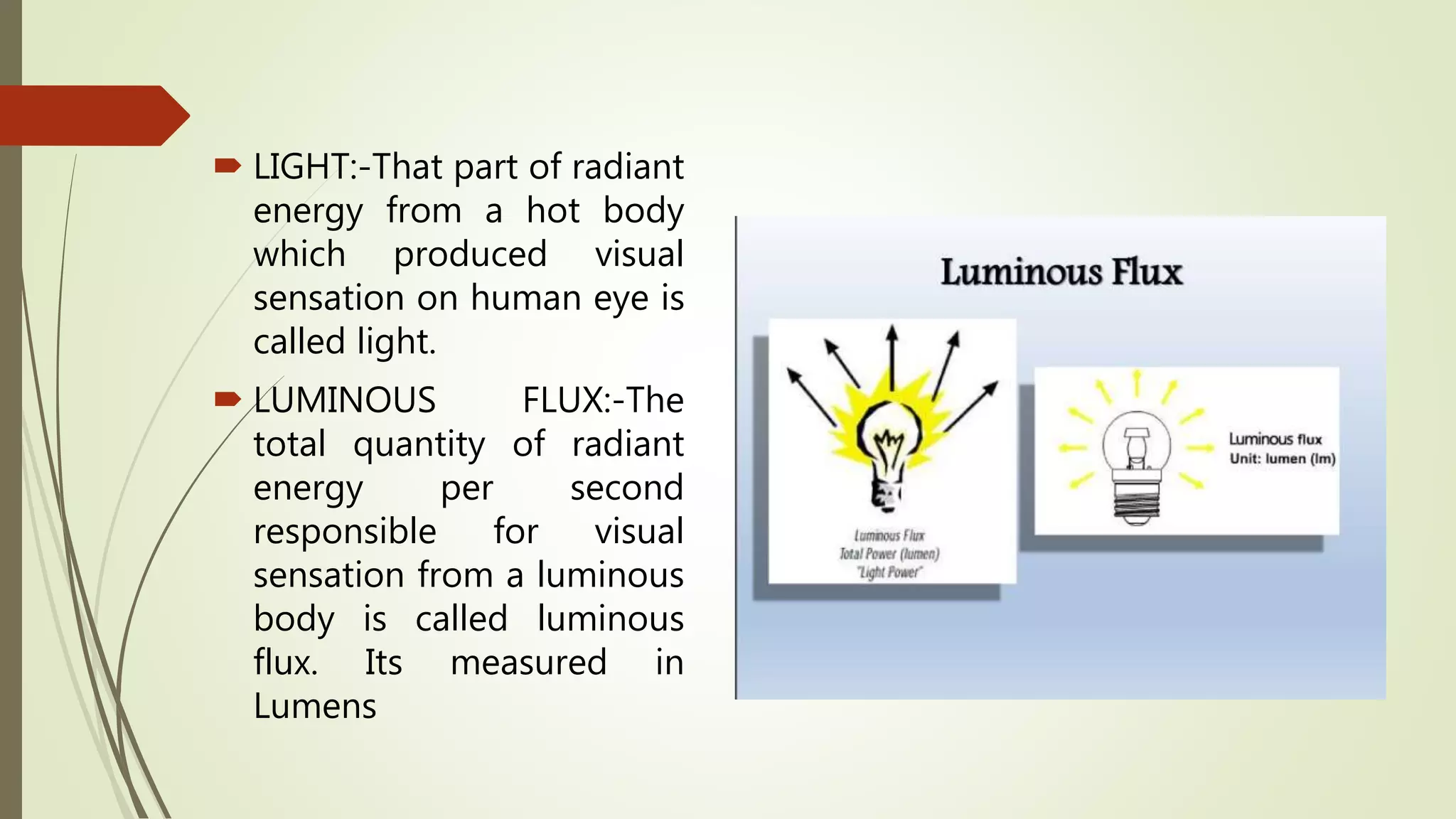 Illumination, Lighting | PPTX