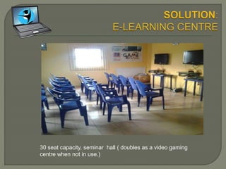 Nigeria has the highest number of people searching for the term “How to
Make Money Online” -Source: Google.com/trends
ILLUMINATION CONCEPTS
E-LEARNING CENTRE
www.e-learningcentre.com.ng
 
