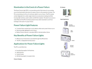 Power Failure Lighting (PFL) for switches.
