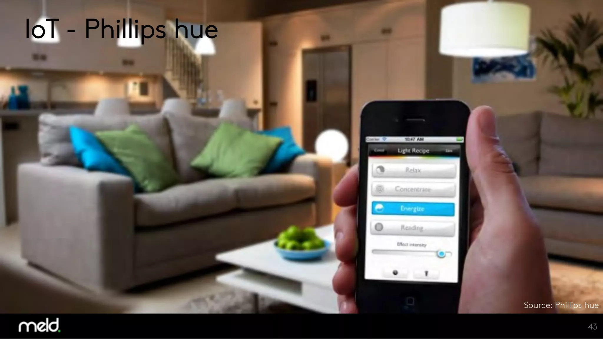 43
Van Gogh bicycle path
IIooTT -- PPhhiilllliippss hhuuee

Source: Phillips hue
 