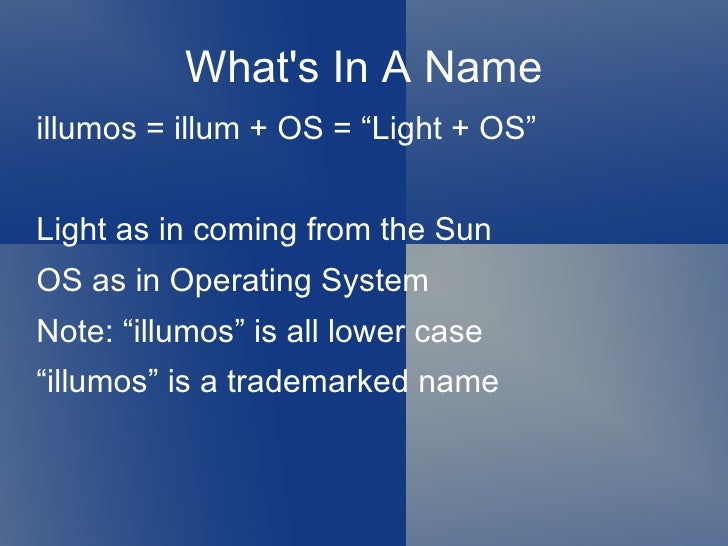 Illumos lajan11