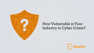 How Vulnerable is Your
Industry to Cyber Crime?
 
