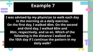 Illustrating Arithmetic Sequence Grade 10 Mathematics | PPTX