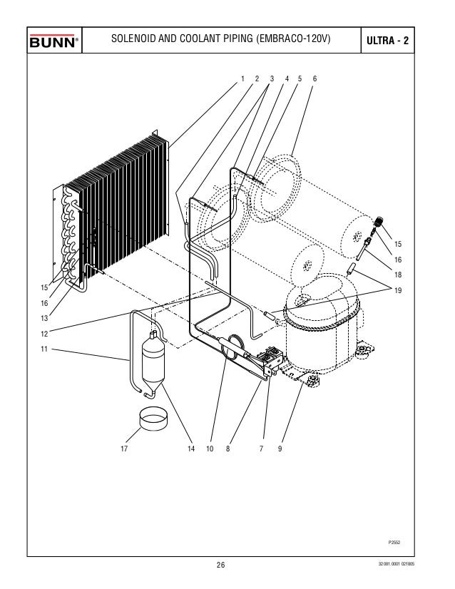 BUNN Ultra 2 Slush Machine Illustrated Parts Catalogue