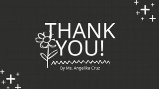 THANK
YOU!
By Ms. Angelika Cruz
 