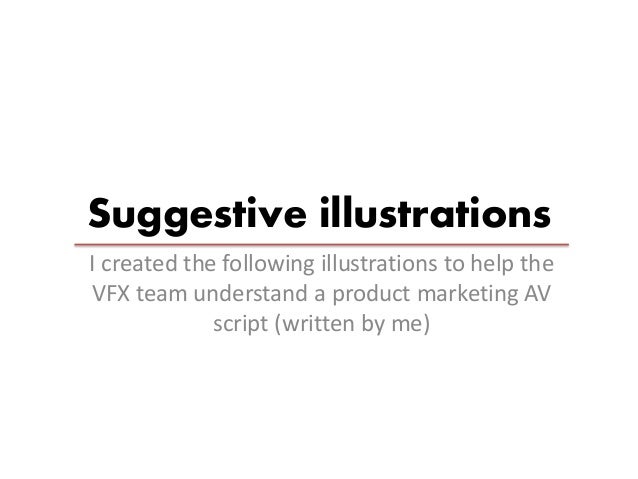 suggestive illustrations for an av script av script