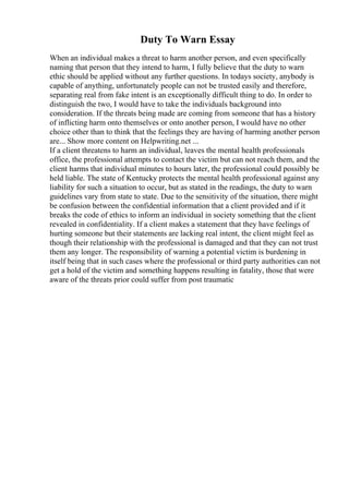 Illustrative Essay Example | PDF