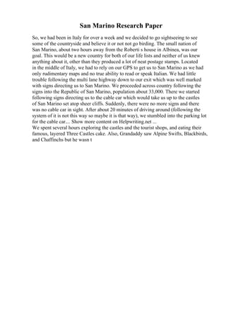 Illustrative Essay Example | PDF