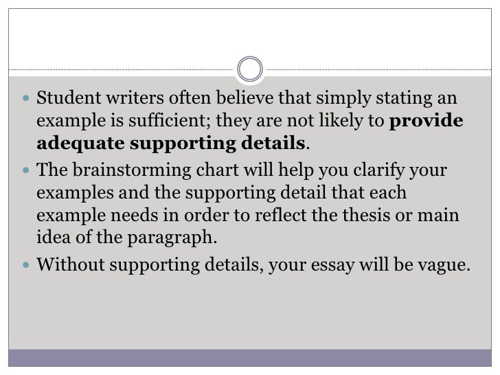 Illustrative essay
