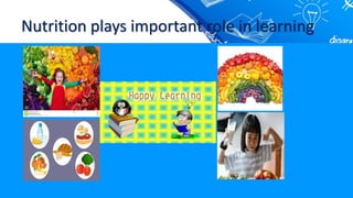 Nutrition plays important role in learning
 