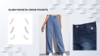 Slash Pocket Example TYPES OF tucks|pleats|yokes|pockets|fastners _ with examples & illusion ...