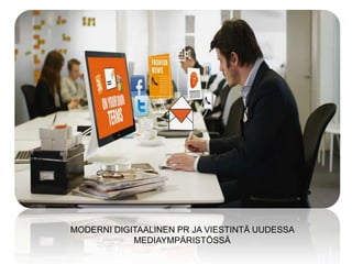 The SOCIAL JOURNALIST  Presentation at Nordic Media Days 2011 by @charlotteulvros, @jonobean, @cjacobsson MODERNI DIGITAALINEN PR JA VIESTINTÄ UUDESSA MEDIAYMPÄRISTÖSSÄ 