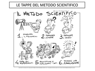 LE TAPPE DEL METODO SCIENTIFICO
 