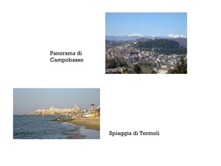 Panorama di
Campobasso




              Spiaggia di Termoli
 