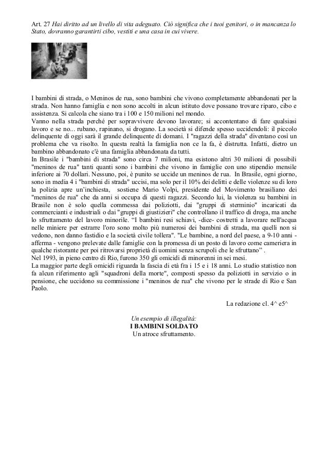 Il mondo che vorrei...