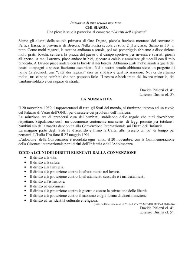 Il mondo che vorrei...