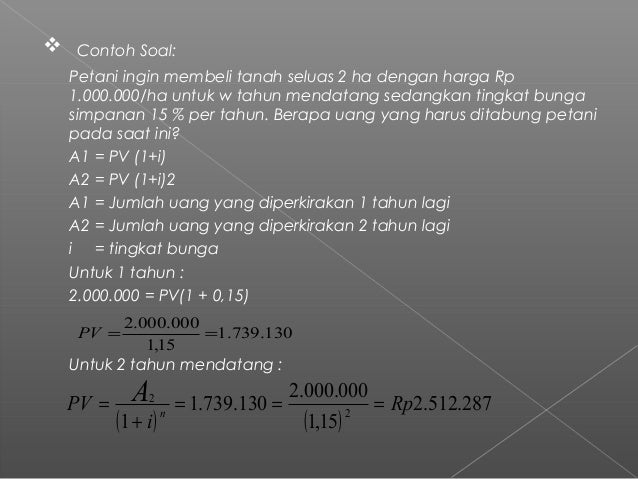 Materi Tambahan Analisis Usaha Tani