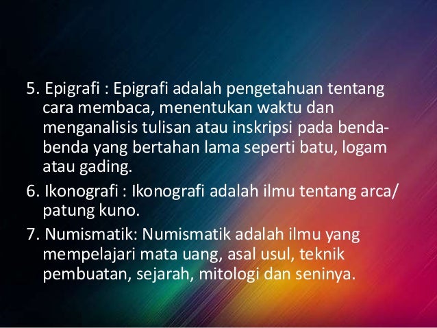 Ilmu Bantu Sejarah dan Manfaat Belajar Sejarah - Ilmu Bantu Sejarah Dan Manfaat Belajar Sejarah 7 638