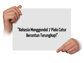 "Rahasia Menggondol 7 Piala Catur Beruntun Terungkap!"  