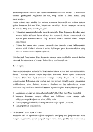 Ilmu dan agama