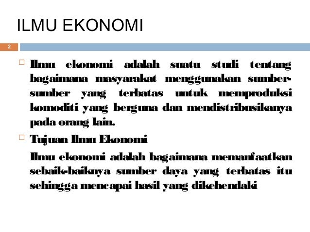 Ilmu Ekonomi Ekonomi Kesehatan I<script async src=