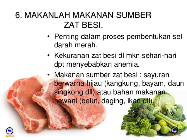 Kebutuhan tubuh akan berbagai izati makanan dan Gizi seimbang
