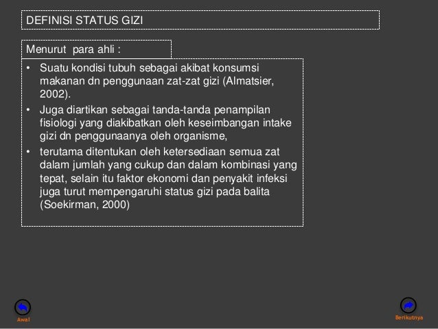Kebutuhan Tubuh Akan Berbagai Zat Makanan Dan Gizi Seimbang
