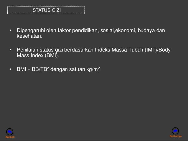 Kebutuhan tubuh akan berbagai zat makanan dan Gizi seimbang