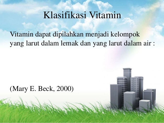 Ilmu Gizi Vitamin