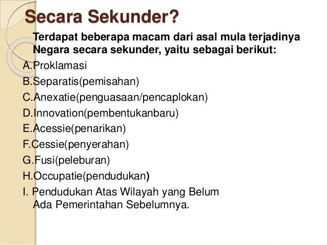 Ilmu Negara Proses Terjadinya Negara Secara Primer Dan Sekunder