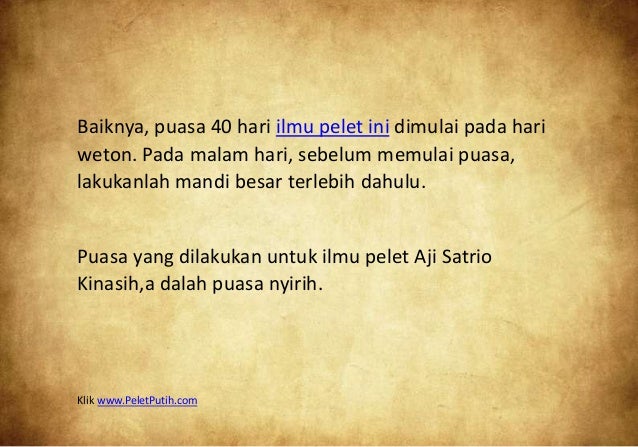 Pelet Dengan Puasa Weton Target » 2021 Ramadhan