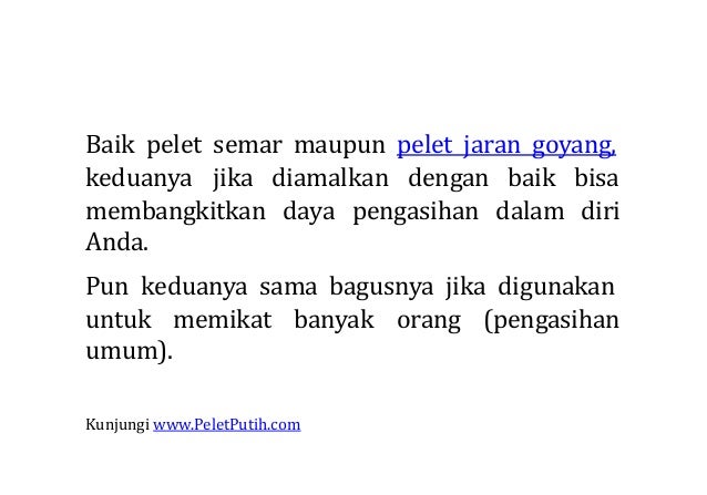 Ilmu pelet semar mesem vs ilmu pelet jaran goyang, lebih 