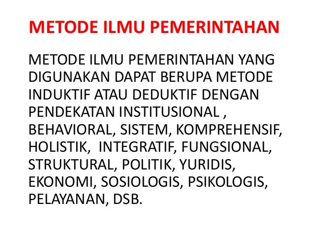 Ilmu Pemerintahan S3 Ipdn