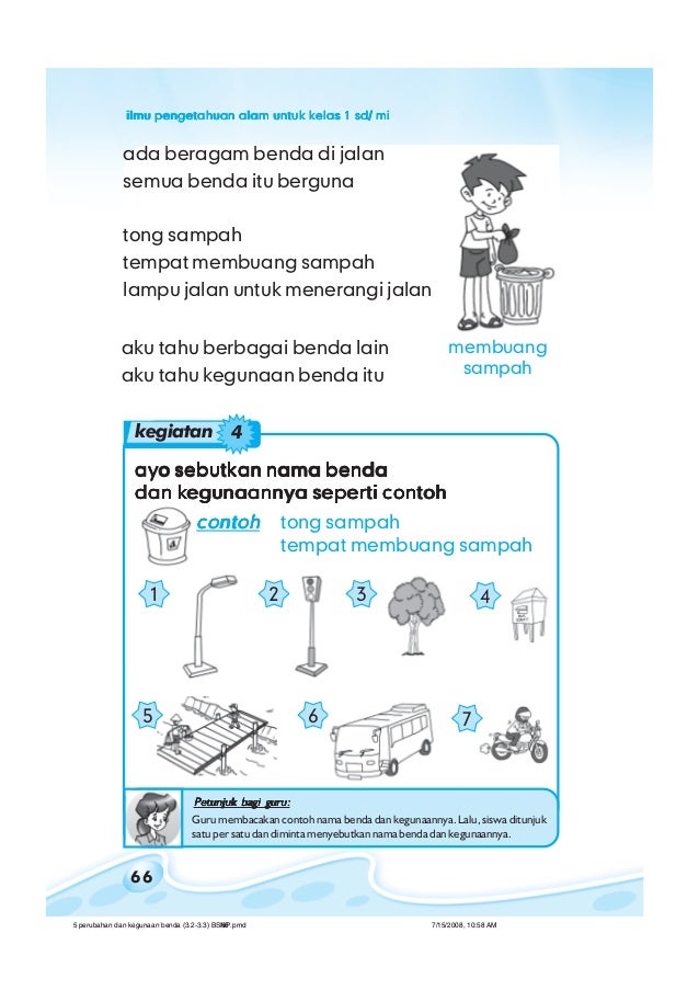 Ilmu pengetahuan alam 1 untuk kelas 1 - sri purwati