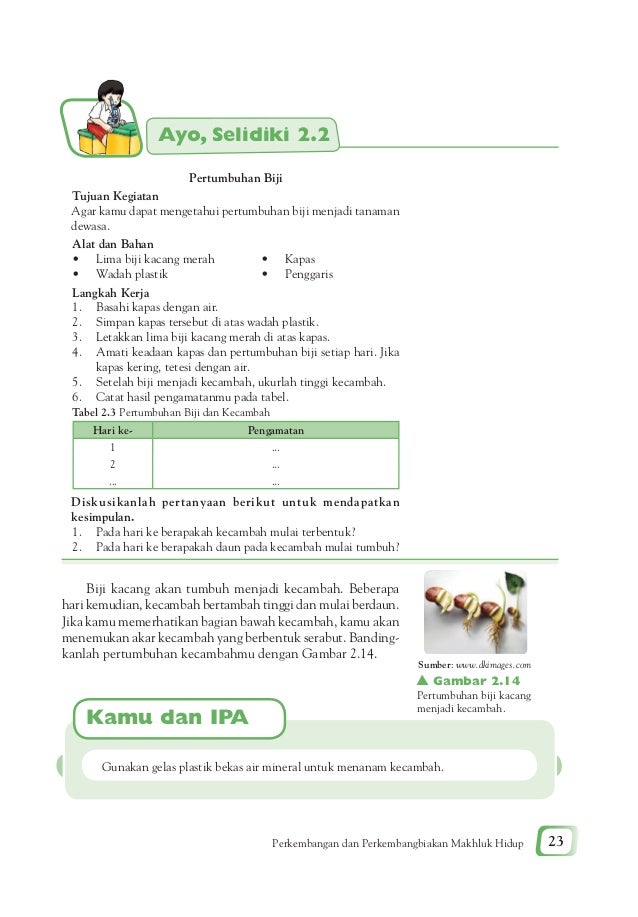 Ilmu pengetahuan alam dan lingkunganku
