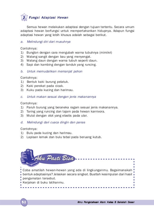 Ilmu Pengetahuan Alam Untuk Kelas 5 Sulistyowati