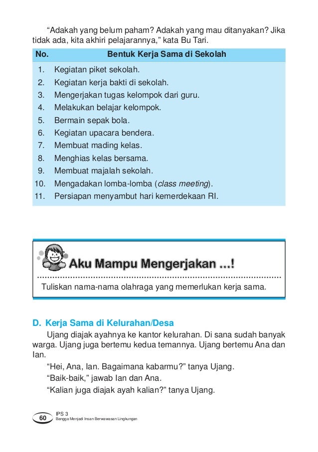 Ilmu Pengetahuan Sosial 3 Kelas 3 Inoki Wasis Jatmiko Mariyono San Dw