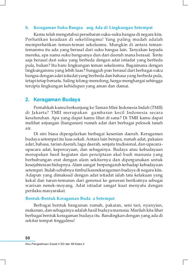 Ilmu pengetahuan sosial untuk kelas 4