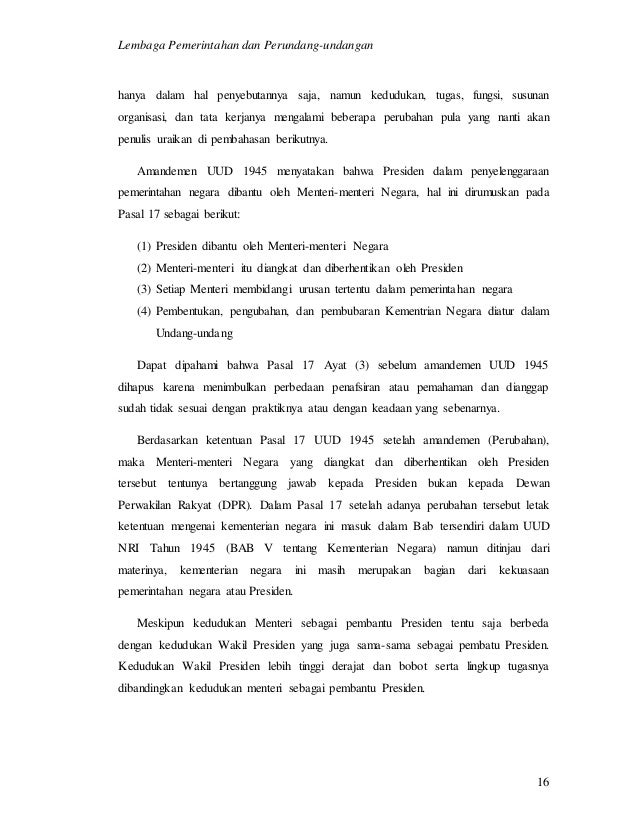 Dasar Hukum Diadakannya Perubahan Uud 1945 Diatur Dalam Hukum 101 Dasar Hukum Diadakannya Perubahan Uud 1945 Diatur Dalam Hukum 101