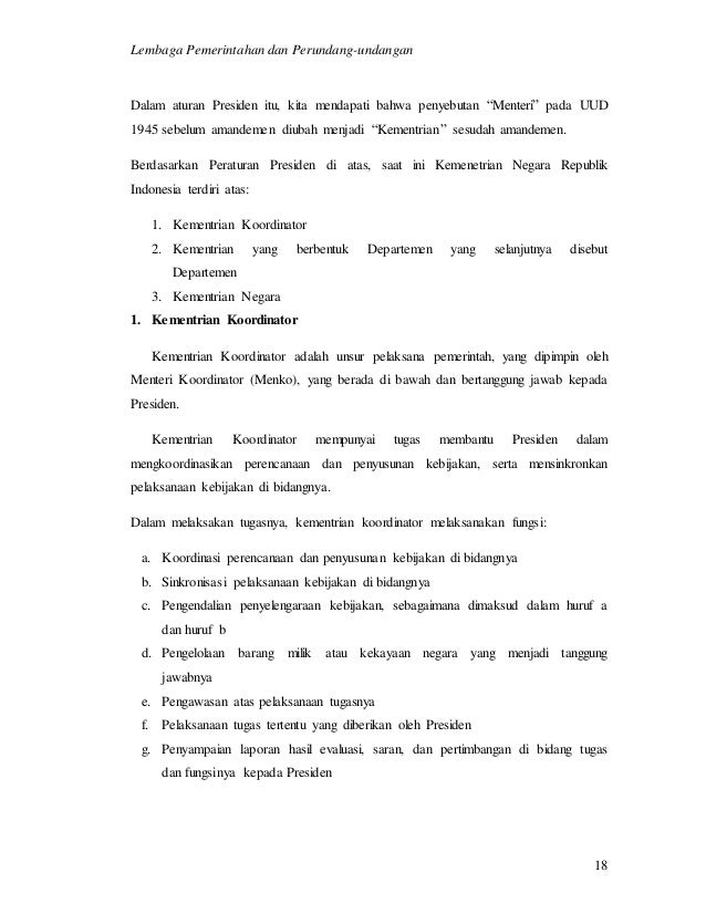 Tugas Dan Fungsi Lembaga Non Kementerian Guru