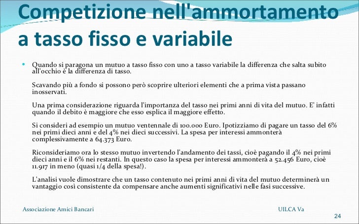 interessi passivi mutuo quando si possono scaricare