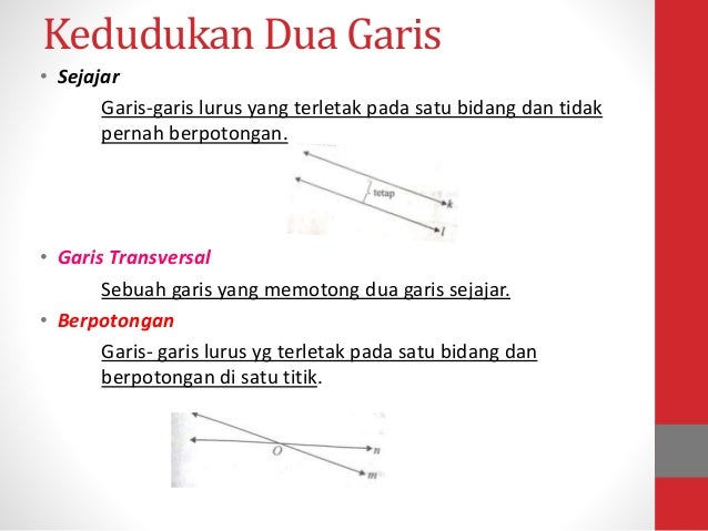 Kedudukan Dua Garis Yang Tidak Sebidang Dan Tidak Memiliki Titik Persekutuan Adalah