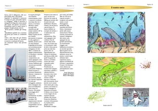 MilleveleMilleveleMillevele
Pagina 2 Il navigatore Numero 2
La regata prosegue
con sorpassi,
controsorpassi, errori
e manovre eccellenti,
così dopo due ore e
mezza ci troviamo
all‟arrivo: siamo
secondi nella
classifica per gli
istituti nautici e 54° in
quella generale!
Subito la gioia di tutti
per l‟ottima
prestazione si tramuta
in urla, applausi e
brindisi. Avanti a noi
c‟è solo l‟Istituto
Cappellini di Livorno,
con un‟imbarcazione
noleggiata, di oltre
20mt e condotta da
skipper professionisti.
Ci riteniamo i vincitori
morali della
competizione, ma
siamo appagati e non
protestiamo, la nostra
vittoria l‟abbiamo già
ottenuta percorrendo
il viaggio e
realizzando l‟impresa.
Giunti in porto ci
possiamo finalmente
rilassare e riposare in
attesa della
premiazione, fissata
per il giorno seguente.
La sera, per
festeggiare, andiamo
tutti a mangiare una
pizza nel bellissimo
porto antico di
Genova. Nel primo
pomeriggio del 3
giugno, la
premiazione: un altro
momento da
ricordare. Gli
organizzatori, davanti
a tutta la platea, si
congratulano con noi
elogiandoci per
l‟impresa non tanto in
gara, ma per aver
percorso un totale di
600mg per portare alto
il nome non solo
dell‟Istituto Nautico
Caboto, ma di tutta la
città di Gaeta. Ci
hanno definito un
esempio da imitare, e
ci salutavano con
rispetto e
ammirazione. Ora,
tutti appagati, non
vediamo l‟ora di
tornare alle nostre
case, ma il mare non
ce lo permette: onde
di 2mt ci bloccano in
porto per altri due
giorni, dove ne
approfittiamo per
visitare le attrazione
più famose della città
quali l‟acquario di
Genova e il Galata
museo del mare,
entrambe molto
affascinanti.
Finalmente, la
mattina del 4 giugno
riusciamo a partire, e
salutata Genova,
facciamo rotta verso
casa. Il viaggio di
ritorno è meno
faticoso e trascorre
più velocemente, forse
perché con le nostre
teste siamo già a casa,
pronti a raccontare ai
nostri compagni la
fantastica avventura.
L‟ultima cena in barca
è resa magica da un
tonnetto pescato
all‟alba, che il buon
Francesco Onelli ha
cucinato ottimamente.
La mattina del 6
giugno, punta
Stendardo è sempre
più vicina, più nitida.
Alle sei, chi era in
coperta scende a
svegliare tutti quanti,
siamo a casa!
Ormeggiamo
finalmente alla
banchina del Flavio
Gioia e rimettiamo
piede nella nostra
amata Gaeta. Ormai
stanchi, assonnati ed
esausti ci dirigiamo
alle nostre case,
appagati da una
grande prestazione,
un emozionante
viaggio, una
bellissima avventura e
un ricordo speciale.
Questi giorni non li
dimenticheremo mai,
abbiamo messo in
pratica i nostri studi,
abbiamo fatto
esperienze nuove,
appreso un‟infinità di
nozioni, e soprattutto,
il mare ci ha formato
come alunni, ma
principalmente come
uomini.
Fabio Monforte
Angelo De Santis
Marco Montagna
barca, tutti si dileguano, alla sco-
perta della città. I due giorni
seguenti li passiamo a conoscere
il campo di gara, provando ripetu-
te veleggiate lungo il percorso a
triangolo di 12mg, per essere pronti
alla regata del giorno successivo.
Finalmente arriva il tanto atteso 2
giugno. Sveglia presto, tutti in
divisa pronti a mollare gli ormeg-
gi.
Attendiamo qualche ore e usciamo
dal porto per testare le condizioni
del
vento e del mare che per fortuna
sono a nostro favore. Ci troviamo
in mezzo a centinaia di barche,
un‟ emozione unica, mai provata
prima.
Il nostro estroIl nostro estroIl nostro estro
Giulia Lollo 4A
Numero 2 Numero 2 Pagina 19
 