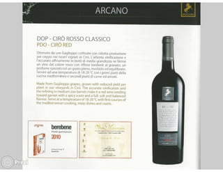 Il nettare di enotria